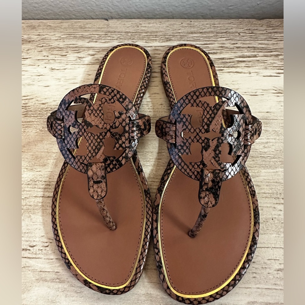 Tory Burch Miller Sandals - Pink Desert Roccia